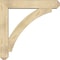 Ekena Millwork Thorton Craftsman Rough Sawn Bracket w/ Offset Brace, Douglas Fir, 8"W x 44"D x 44"H BKT0806X44X44THR04RDF - alternate 4